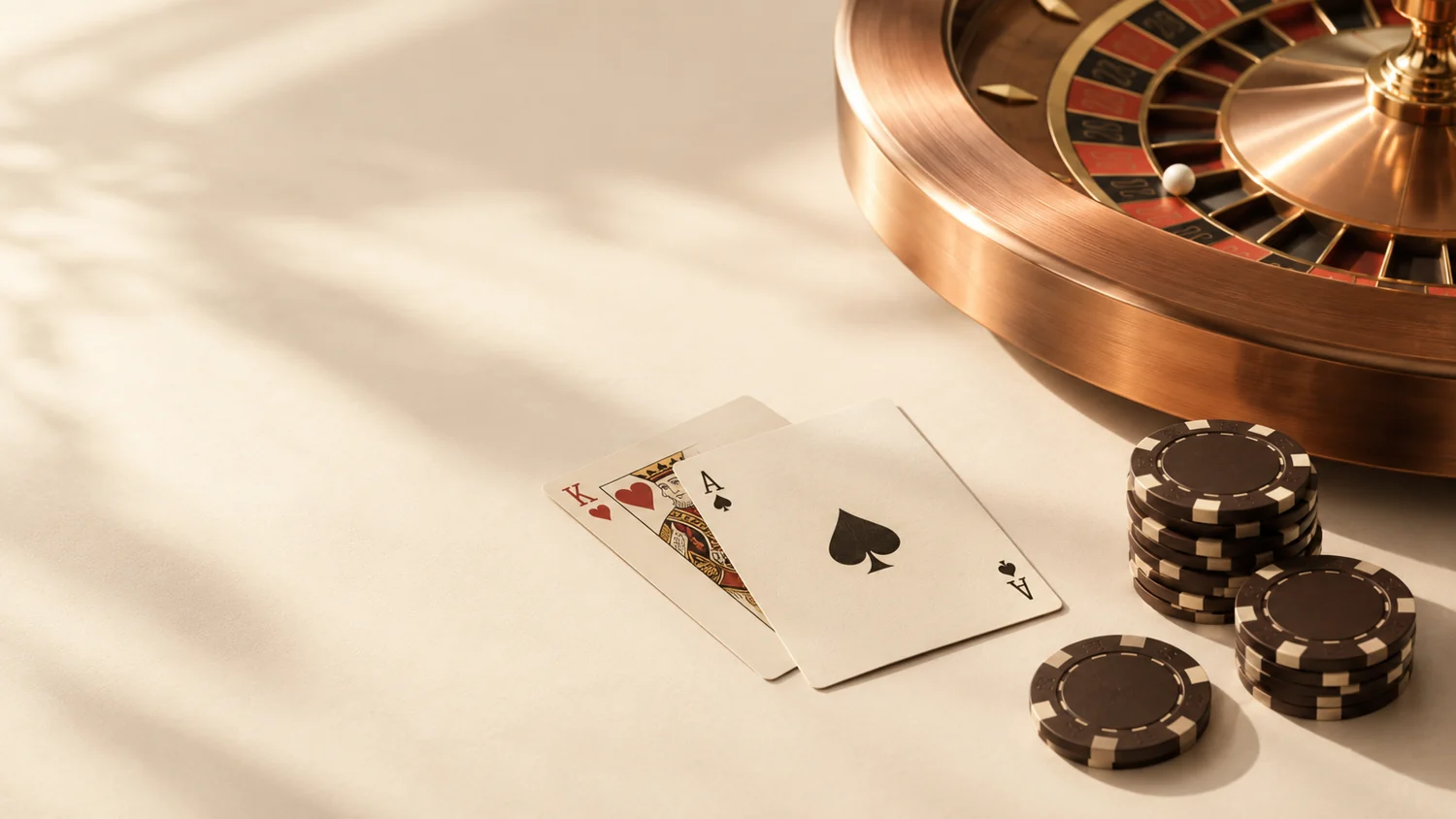 roulette aux détails cuivre pour l’aide casino777